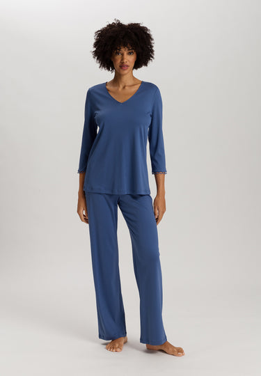 Anouk Cotton Pajama Set | Slate Blue 74811-2642